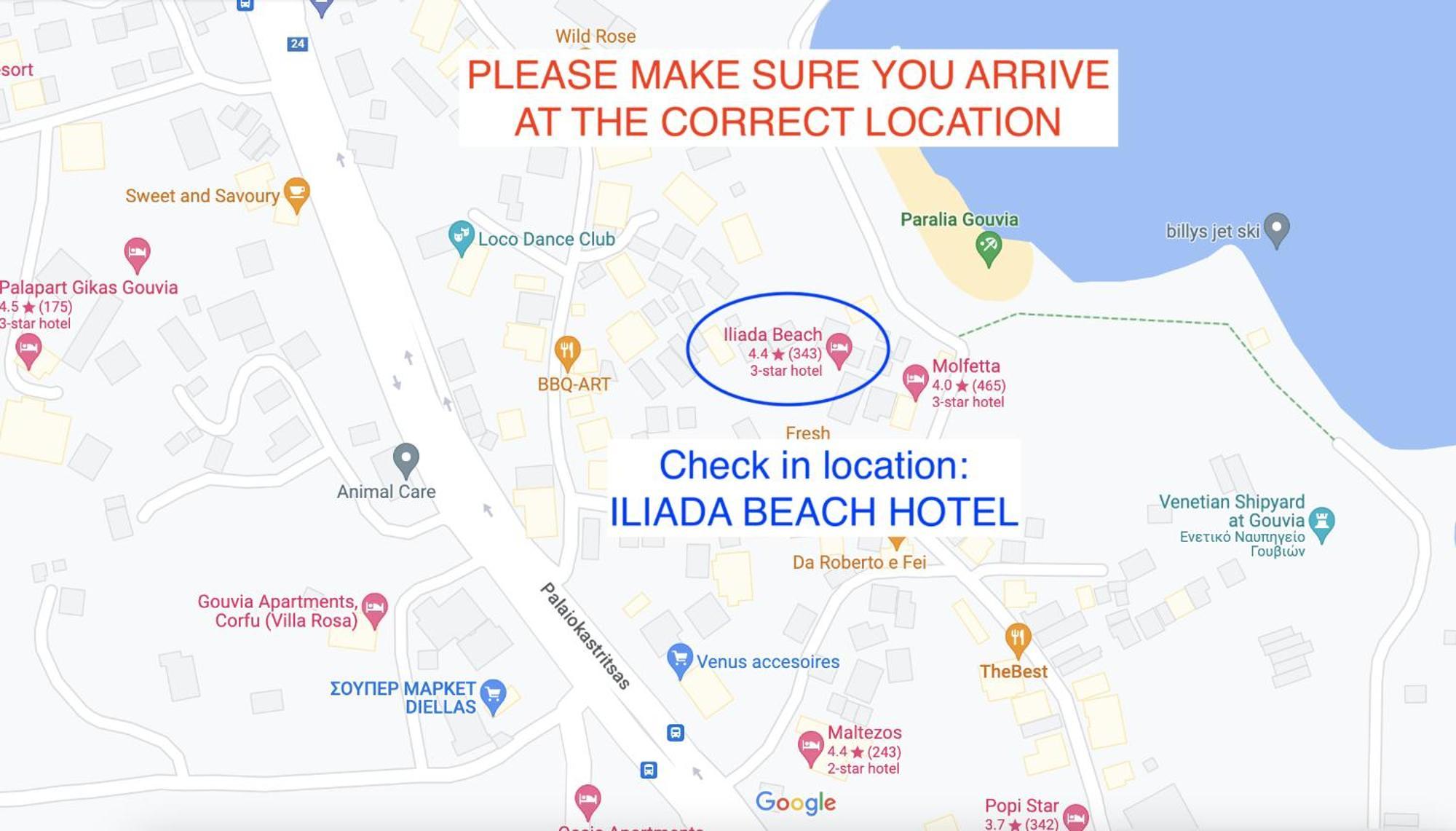 Hotel Omirico Gouvia Phòng bức ảnh